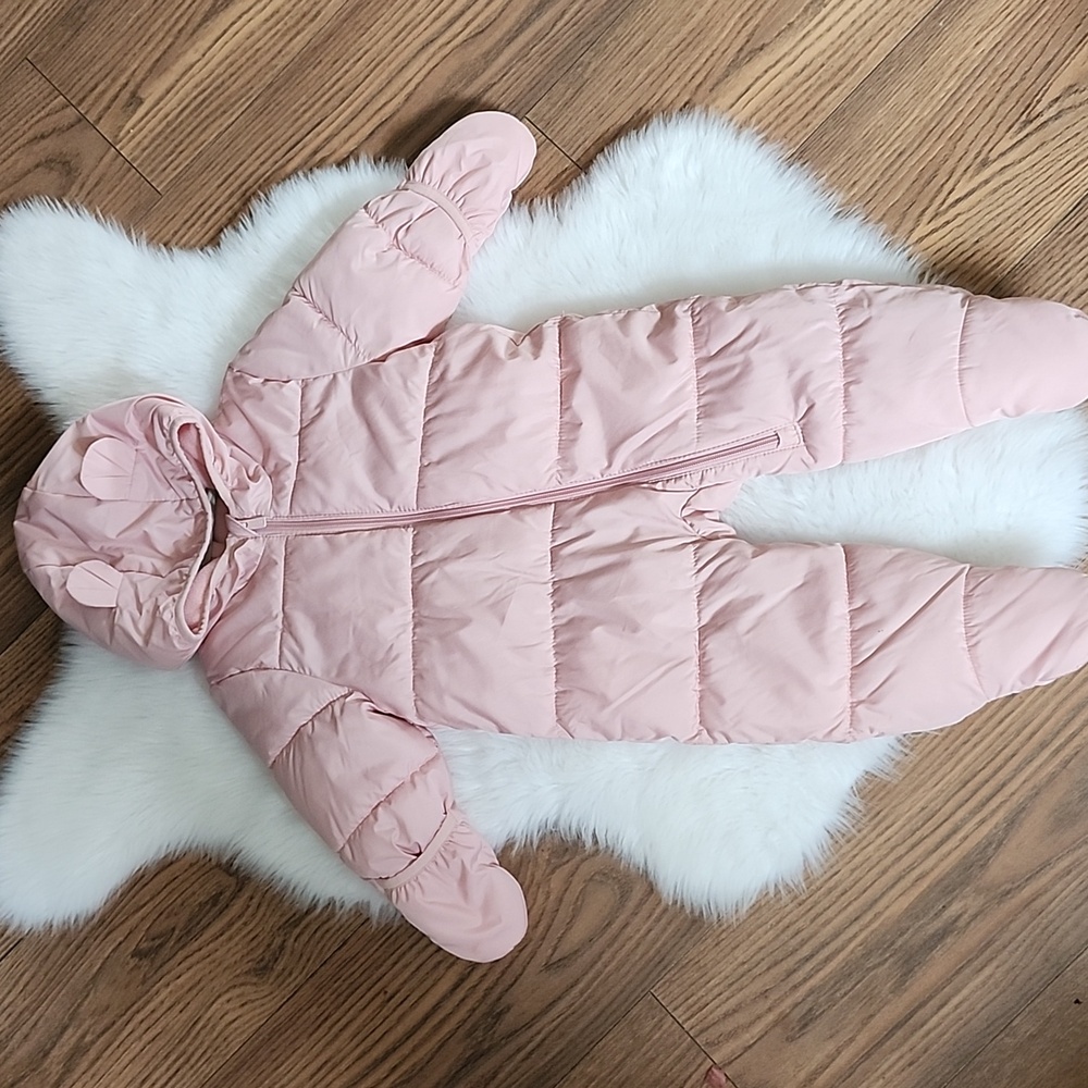 Old Navy Pink Snowsuit Water-resistant, 6-12M